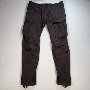 G-Star Raw Rovic Zip 3D Tapered Cargo Pants Men's 33 (measures 36x31) Brown